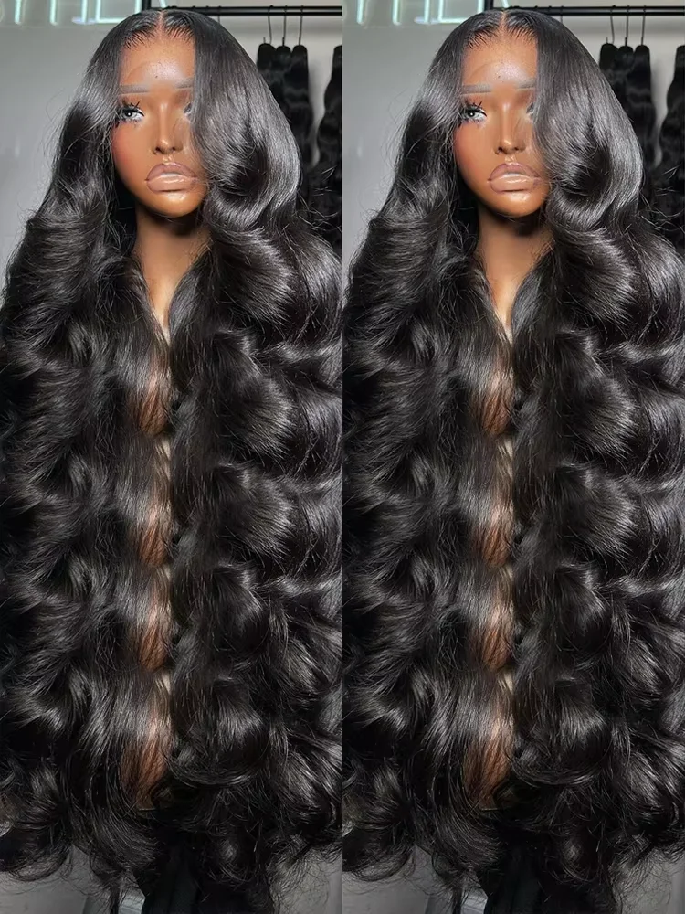 

High 250% Density 40 46 Inch Deep Wave 13x6 HD Lace Front Human Hair Wig Loose Water Curly 360 Full Lace Frontal Wig Human Hair