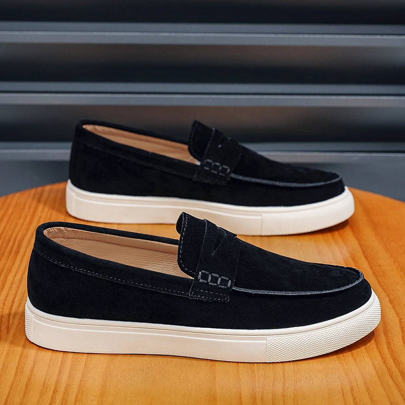 Daily Comfort Loafers Breathable Construction Dissipate Heat, Lightweight Build Lower Burden for Tired-Free Daily Movement