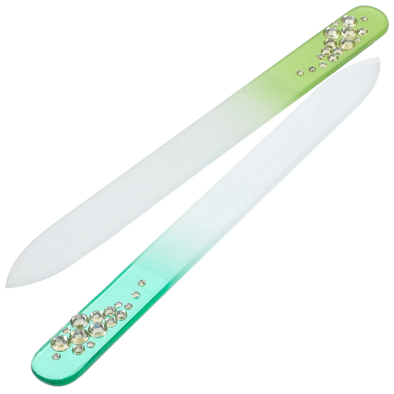 

2Pcs High Quality Glass Nail File Easy to Use for Surface Sanding and Nail Art Learning Fingernail Care Supplies