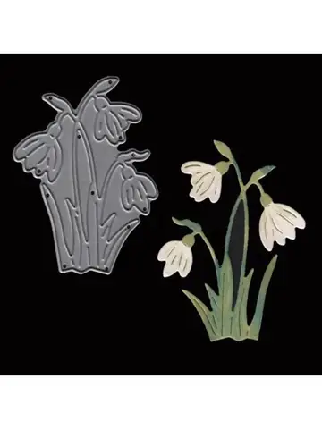 Металлические штампы для скрапбукинга Flower