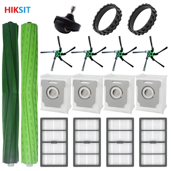 Para irobot roomba s9 9150/s9 + plus 9550 robô aspirador de pó acessórios filtro hepa principal/escova lateral saco pó peças reposição
