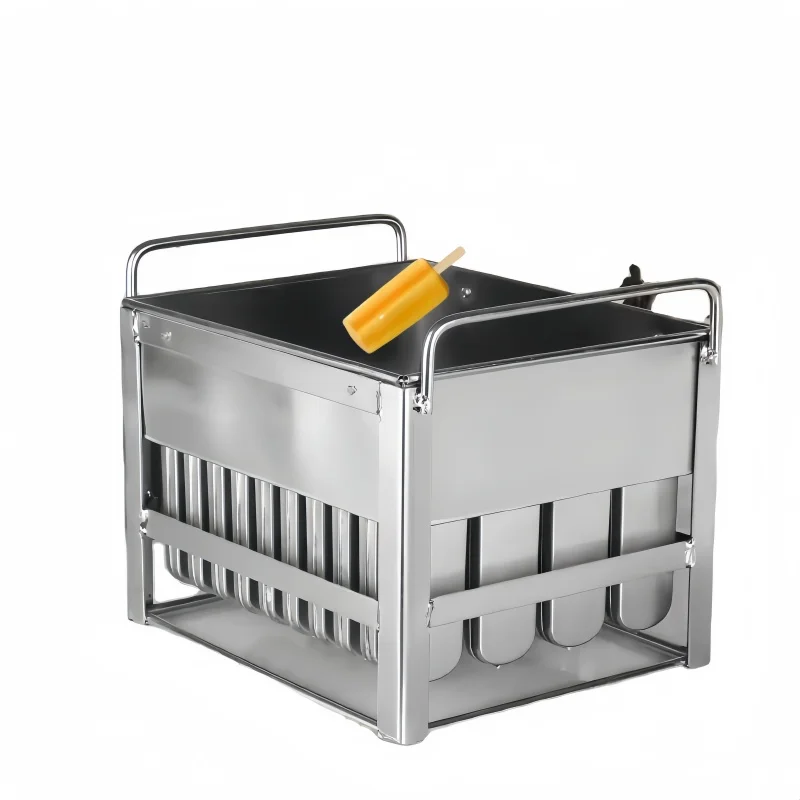 40 تجاويف 304 الفولاذ المقاوم للصدأ قالب المصاصة قوالب الجليد البوب صانع قوالب آيس اسكيمو الآيس كريم الملوثات العضوية الثابتة