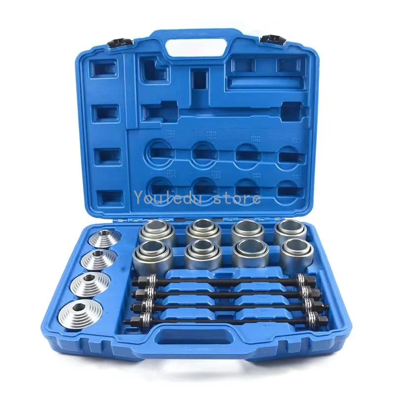 28Pcs /set Automotive Universal Rubber Sleeve Replacement Tool Rear Axle Lower Arm Bushing Disassembly Tool