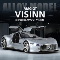 1:32 Mercedes Benz AMG Vision GT Supercar Alloy Metal Diecast Car Model Sound & Light Simulation Collectibles Gift For Boyfriend