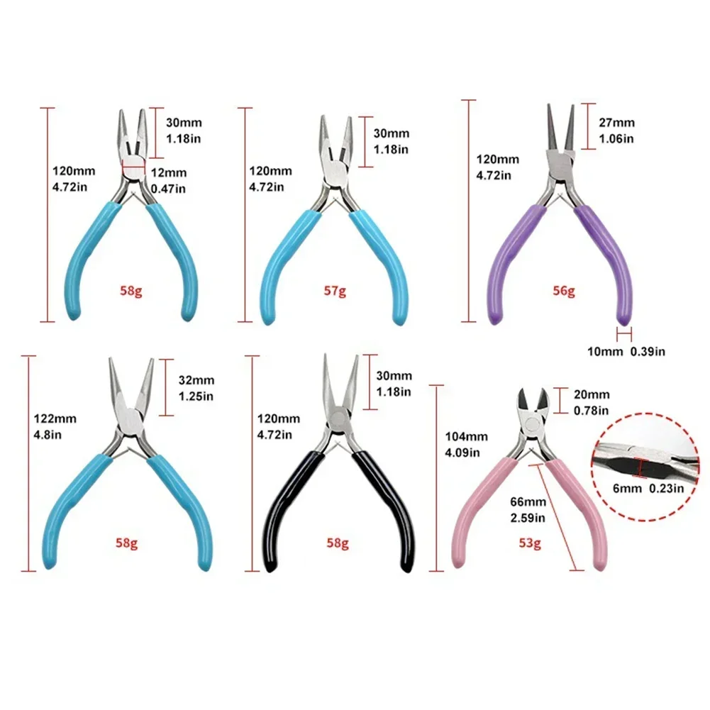 Mini Jewellery Beading Pliers Non-slip Pliers Jewelry Accessories Repair Making Tools DIY-Crafts Making Supplies For DIY-Lovers