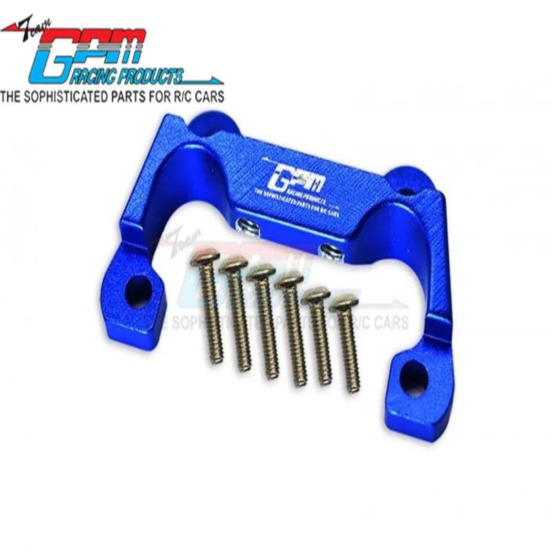 Montaje de parachoques delantero de aluminio GPM, juego de 7 piezas para LOSI 1/10 LASERNUT TENACITY ULTRA 4 ROCK TACER-LOS03028, actualización