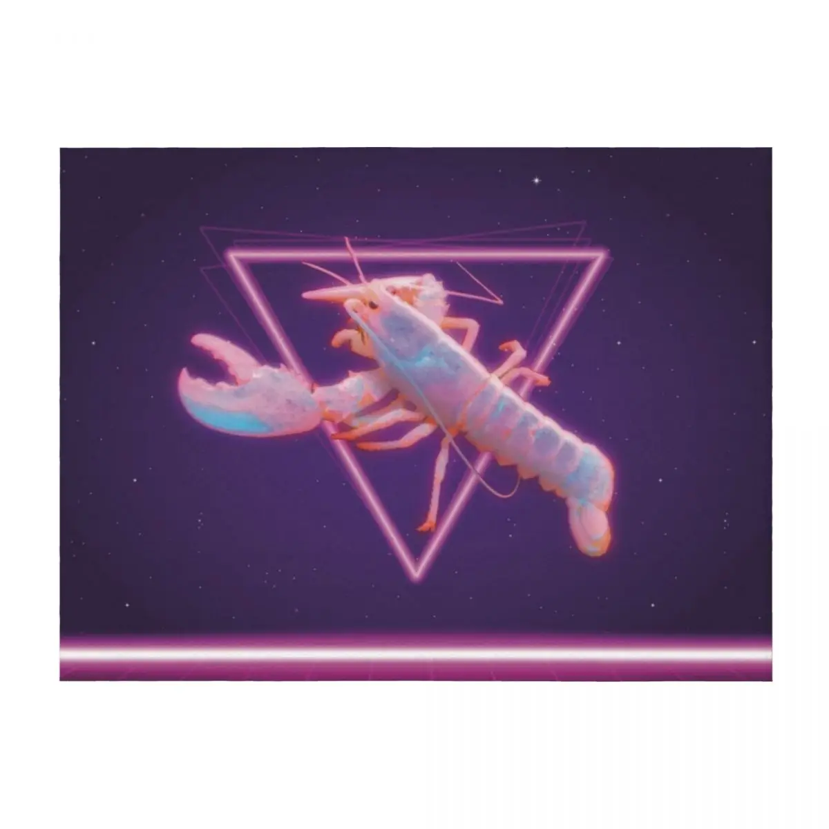 

Vaporwave Lobster Throw Blanket For Baby Moving Comforter Loose Blankets