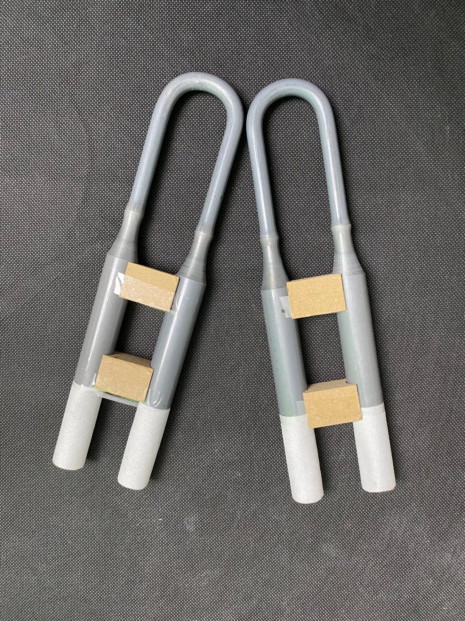 Customized W L U Shape Type 1650C Silicon   Rod Heater Mosi2 for Muffle Furnace