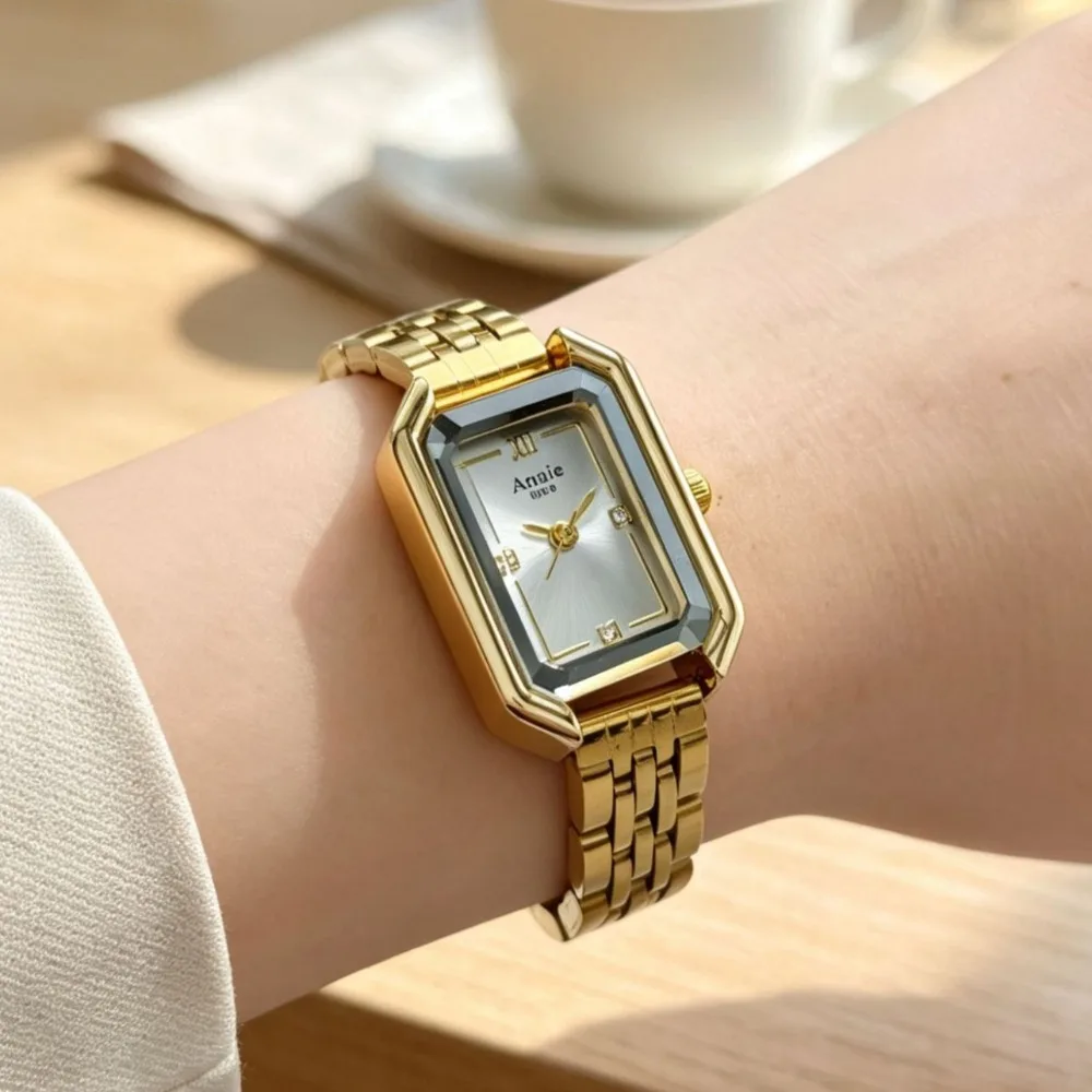 Fashion Rectangular Wristwatch New Steel Strap Women's Watches Luxury Gift Ladies Wristwatches Wholesale Relojes Para Mujer