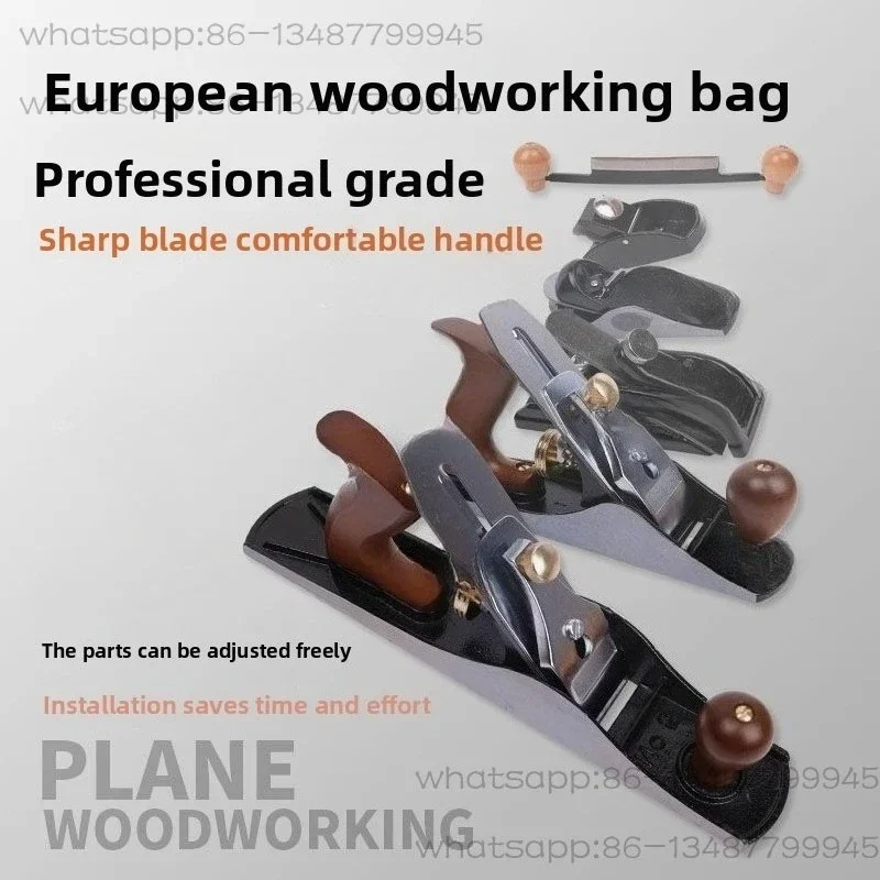 European Style Hand Plane Woodworking Tool Carpenter Hand Push Plane for Edge Trimming Chamfering Planing