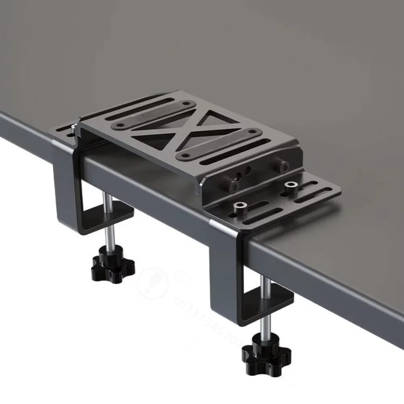 Adjustable Desktop Clamp Stand, 0°-15° Angle Rotatable Holder Bracket, Portable Desktop Support Mount For Office & Study Use