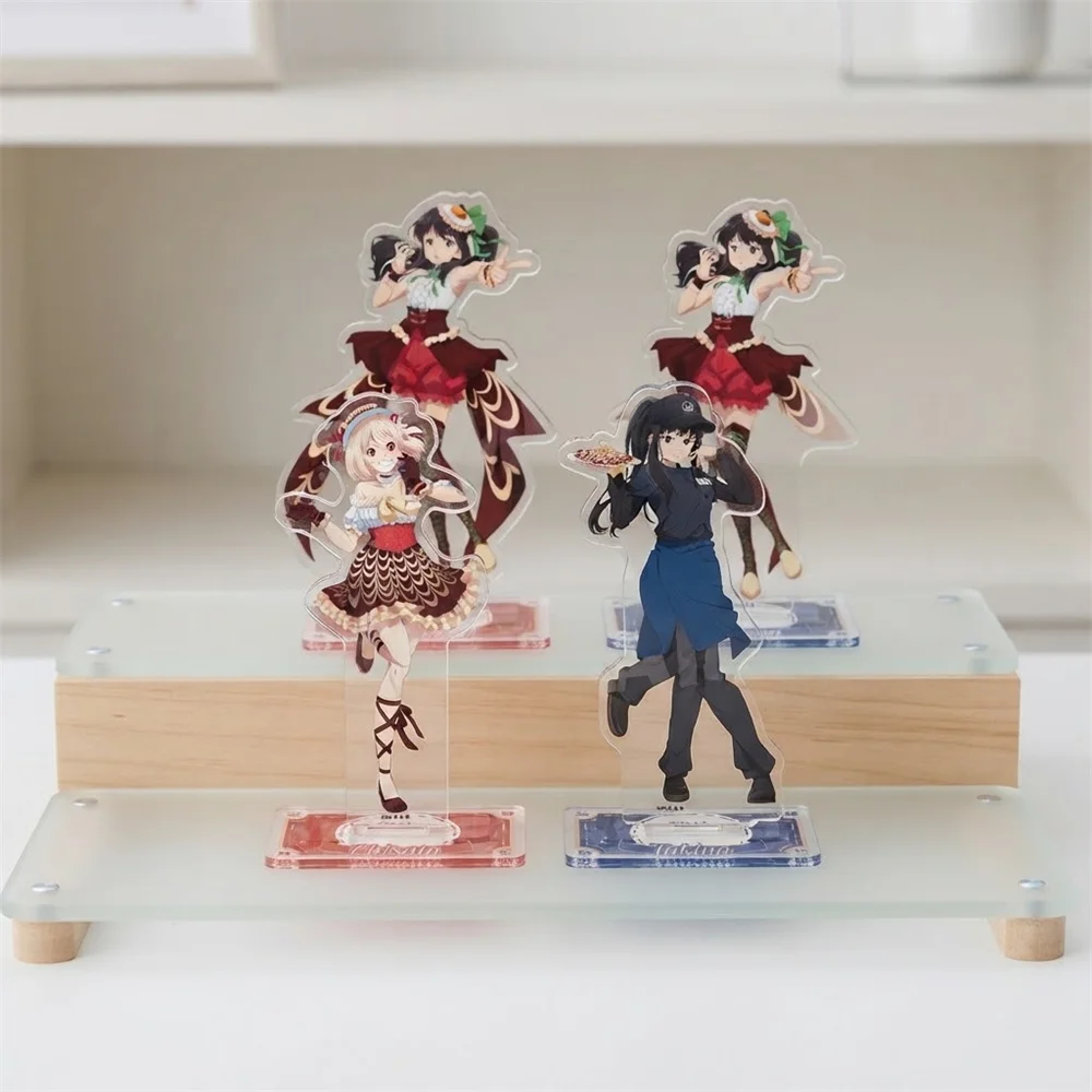 15CM Anime Kill La Kill Acrylic Keychain Stand Lycoris Recoil Cosplay Characters Ornament Accessories Goods Collection Gifts