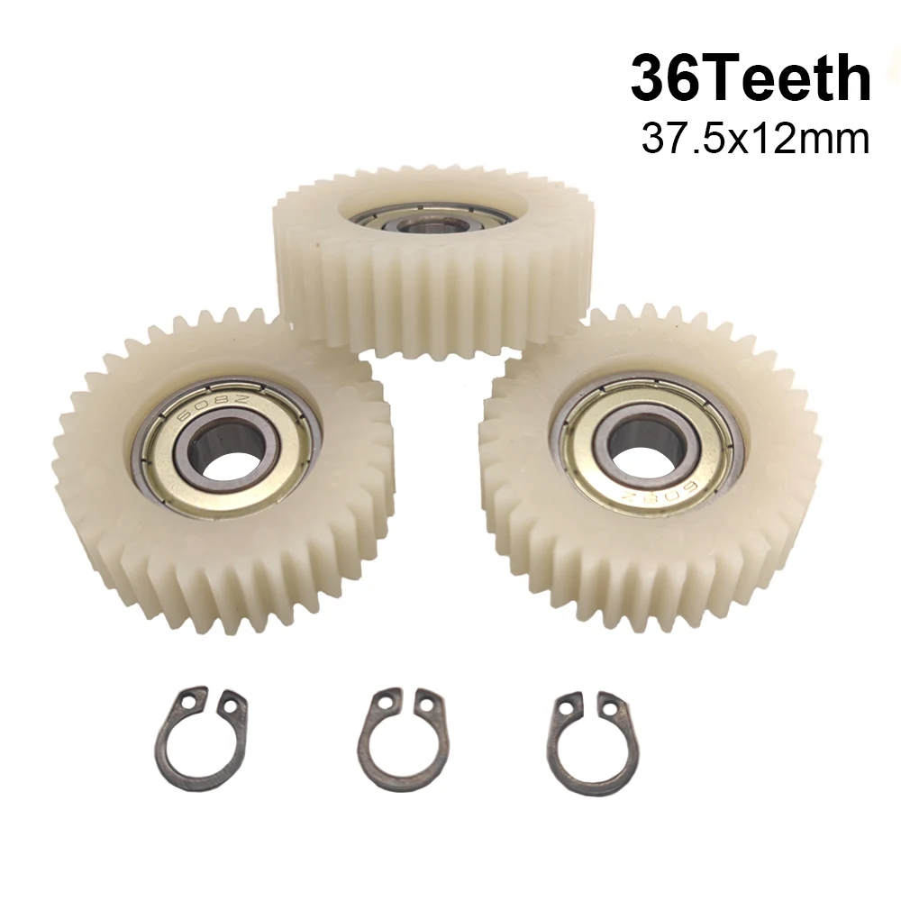 3Pcs 36 Teeth Bicycle Wheel Hub Motor Planetary Gears 37.5x8x12mm Nylon Bearing Electric Bike Accessories For Bafang Motor Ebike
