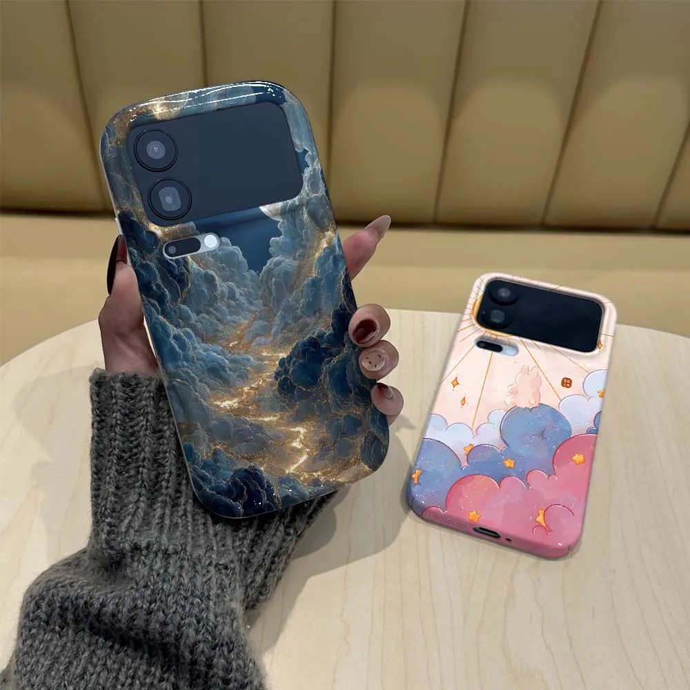 

Moonlit Clouds Night Sky For Redmi Note 8 10 10T 10S 11 11S 11E 11T SE Pro Max Plus 5G Wave Oil Film Phone Case