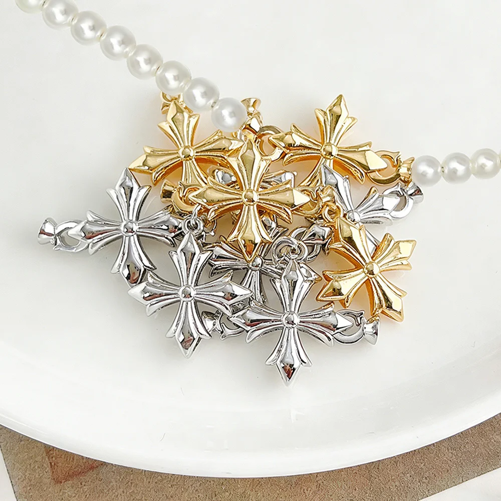 

Cordial Design 10Pcs 18*27MM Copper Clasps & Hooks Closure/Cross Shape/Hand Made/Connection Buckle/Genuine Gold Plating #195972