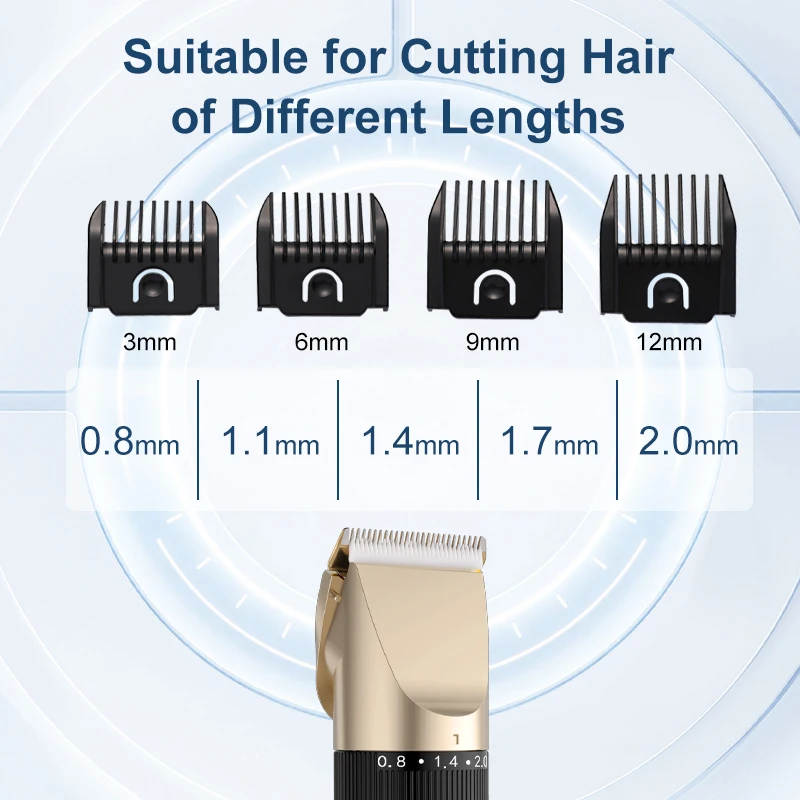 Dog Hair Clippers Electrical Pet Dog Clipper Grooming Trimmer Set For Cat Rabbit Cordless USB Rechargeable Pet Shaving Machine