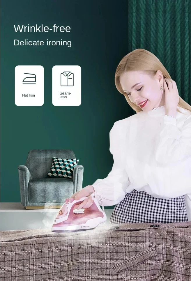 

Паровой утюг Chigo, 220 В, 1400 Вт, электрический пароварка с титановой подошвой AP