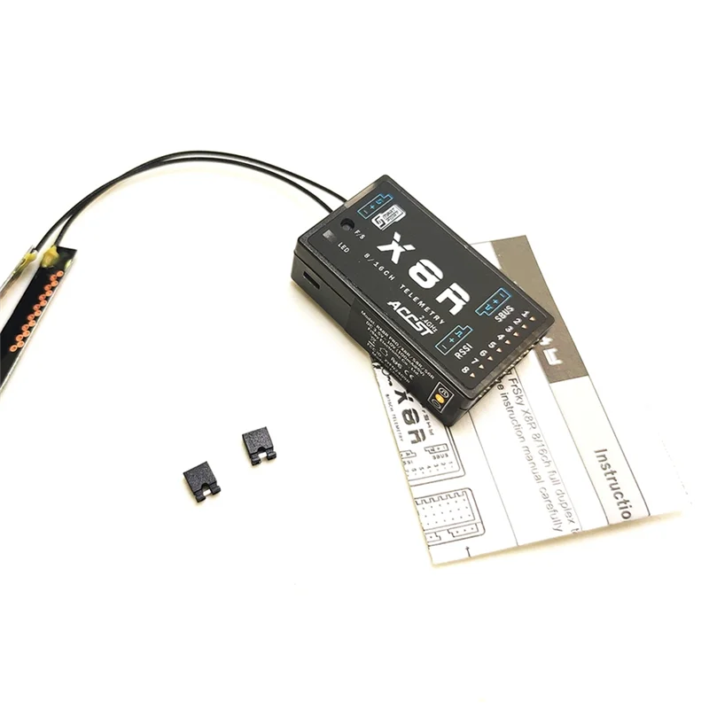 Récepteur New-X8R 8Ch/16Ch 2.4Ghz avec antenne pour TX16S TX18S JUMPER XJT X9D Plus,Horus X12S,x-lite Pro ACCST et Rssiandsbus