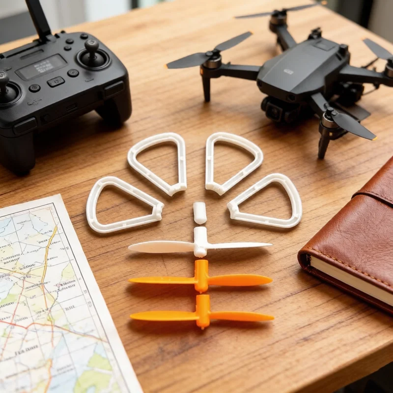 Mini H702 RC Drone Spare Parts Props Propellers Protectors Rings Guards For Micro Quadcopter Remote Control Aircraft Toy