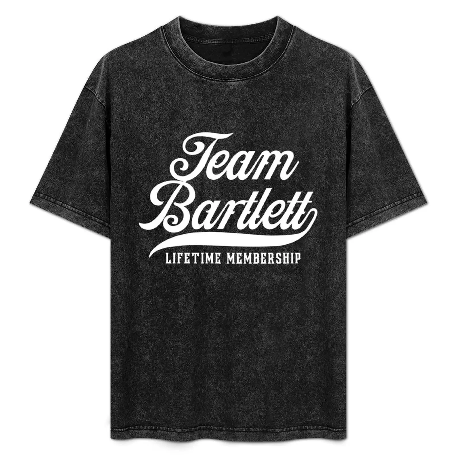 

Team Bartlett Family Name T-Shirt Classic Crew Neck Cotton T-Shirt