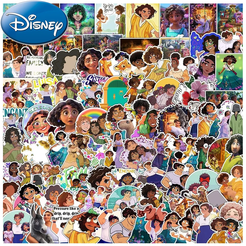 10/30/50/100pcs Disney Encanto Graffiti Stickers Cute Cartoon Anime Sticker per Kid Toy DIY Laptop Diary Guitar decalcomanie all'ingrosso