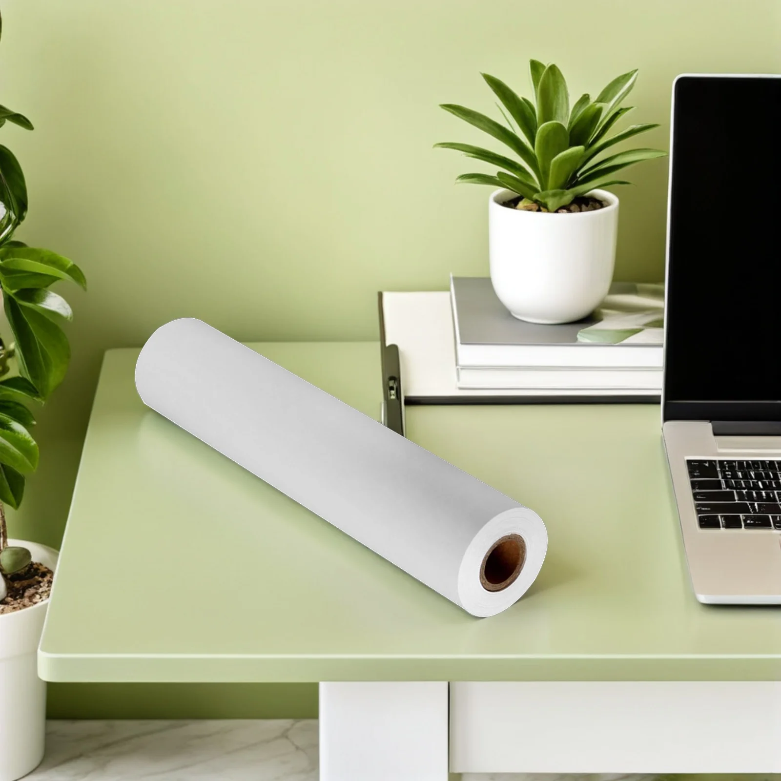 

1 Roll White Drawing 50 Sheets Recycled Sketch Paper For Watercolor Acrylic Pencil Ink Crayon Pastel Art Craft