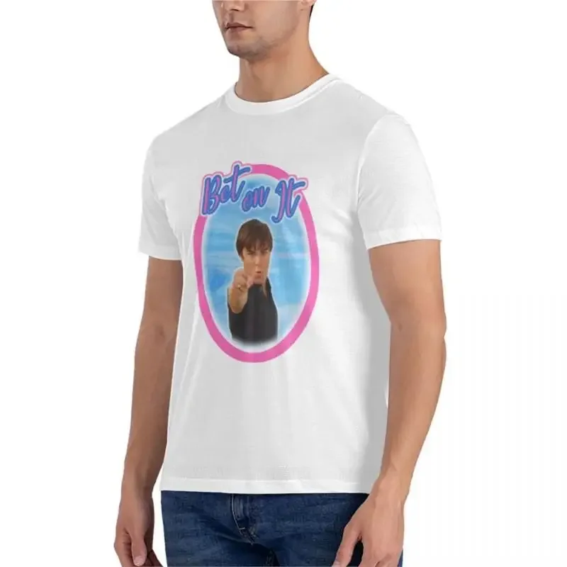 Troy Bolton Says Bet On It High School Musical Zac Efron Fan Art Classic T-Shirt graphics t shirt summer t-shirt