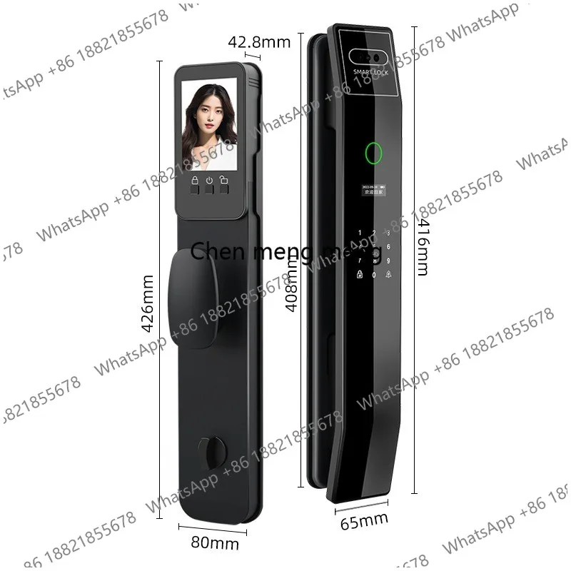 3D facial recognition automatic fingerprint lock home smart password home fingerprint lock smart