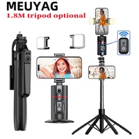 MEUYAG 2025 360 Rotation Gimbal Stabilizer Wireless Bluetooth remote Selfie Stick Tripod For iPhone Smartphone Live Photography