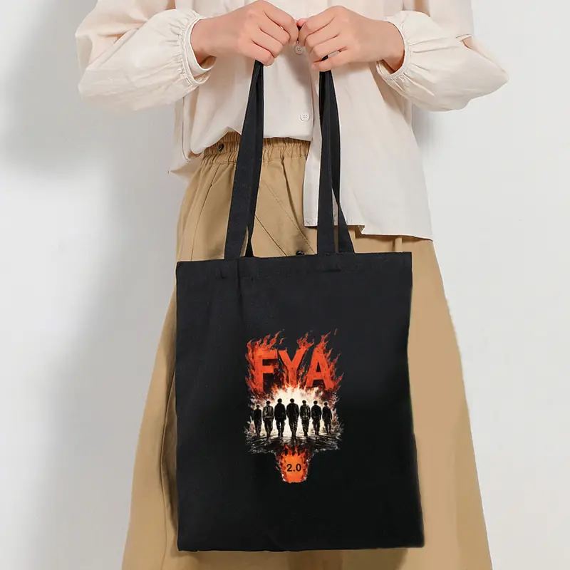 Fay Album Arirang 2.0 World Tour 2026 Tote Bag Large Capacity Handbag Multi Functional Shopping Canvas Bags Kpop Fan Gift