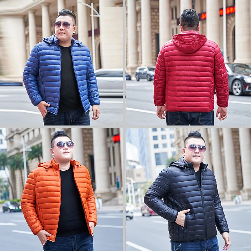 Winter Jacket Men Casual Wear Padded Warm Coat Male Thicken Parkas Coat Man\'s Windproof Fashion Black Coat Plus Size Outerwear