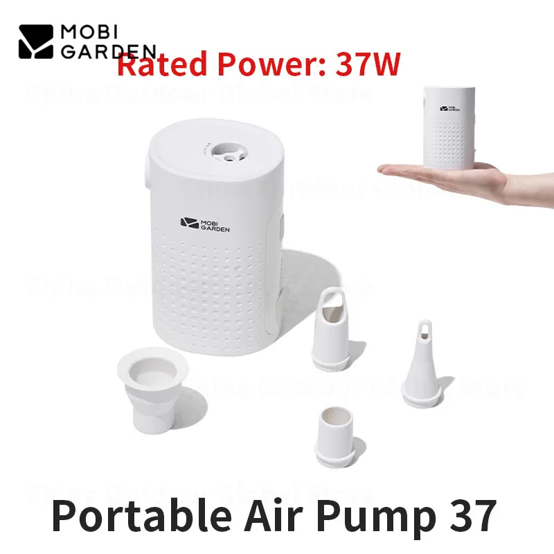 

MOBI GARDEN Portable Inflatable Cushion Air Pump 237g Ultralight ABS Material Mini Inflatable Pump Type-C Charging High Power