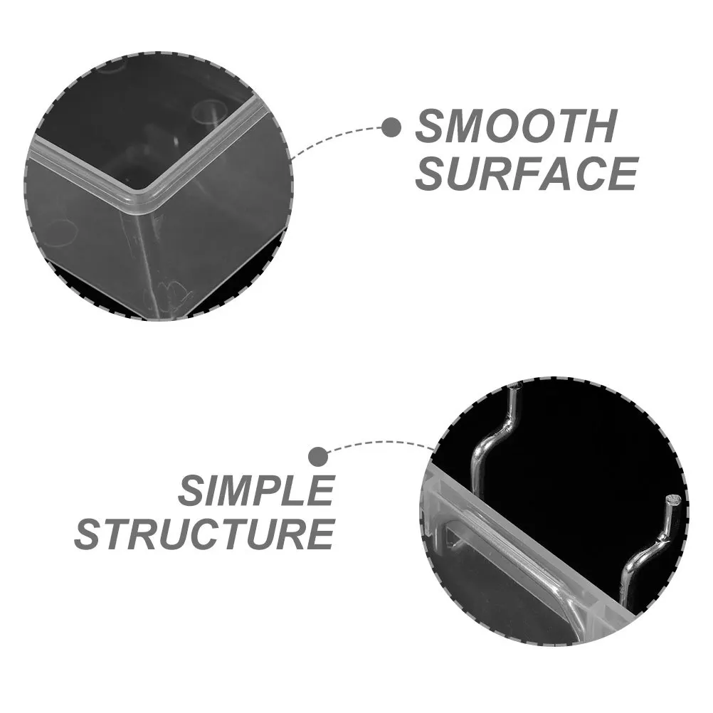 

2 set Pegboard Bin For Garage Thick Parts Storage Box Organizer Tool Holder Utility Bins Wall Mount Fastener Container Workbench