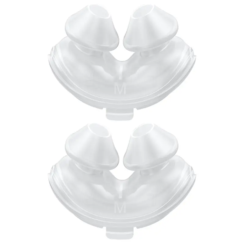 

B-Est Dual Wall Soft-Lightweight Silicone Replacement Cushions- Nasal Pillow For Resmed Airfit P10 CPAP Mask 2PCS Accessory Kit