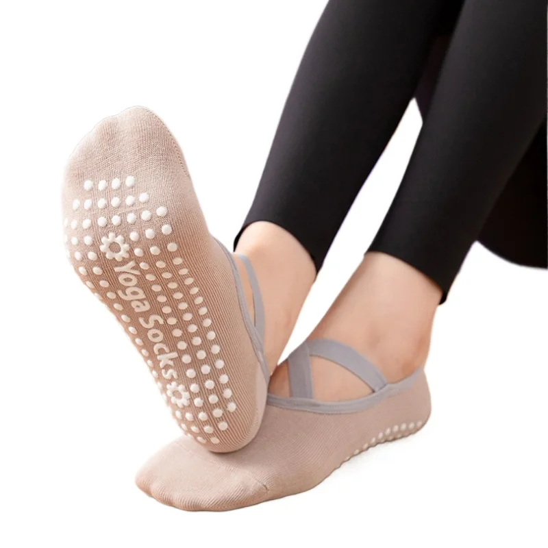 

Силиконовые противоскользящие женские носки для йоги с открытой спиной, профессиональные балетные носки для пилатеса, женские спортивные носки для тренажерного зала, фитнеса, танцев, носки