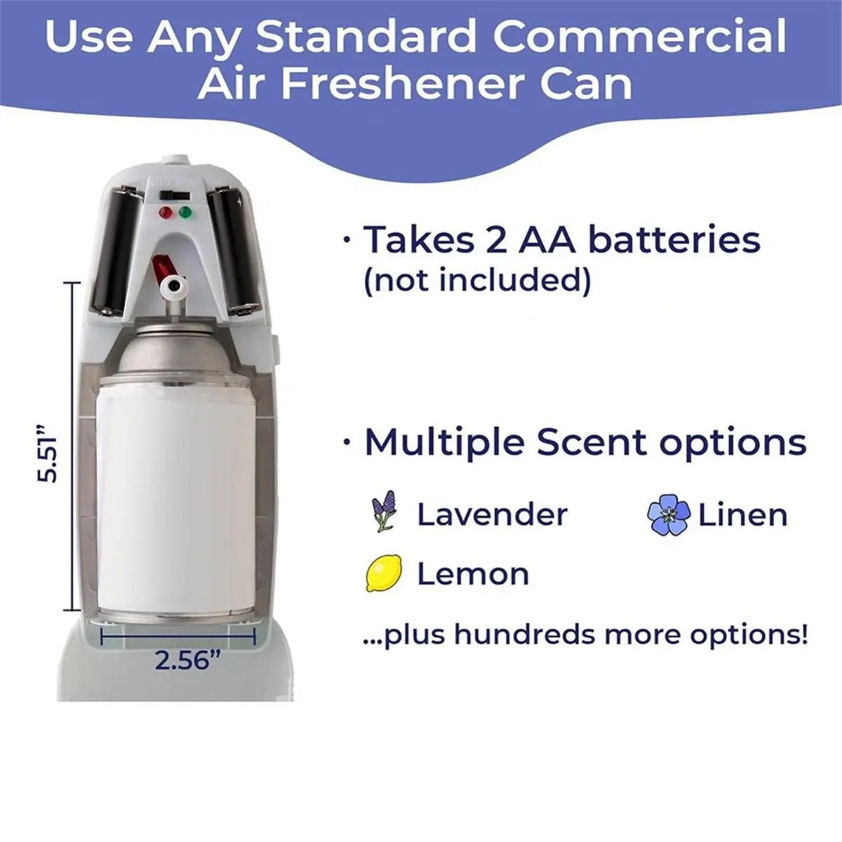 Nices 4 Pcs Automatic Air Freshener Sprays Dispenser Wall Mounted Automatic Sprays Dispenser Air Freshener for Bathroom