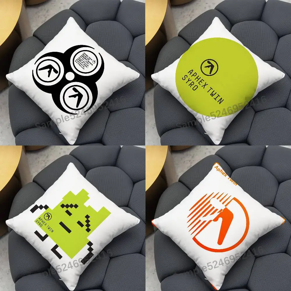 A-Aphex Twin Drukqs Syro Pillow Case Cover Square for Decorative Cushion Bed Couch Sofa Classic Style Machine Washable