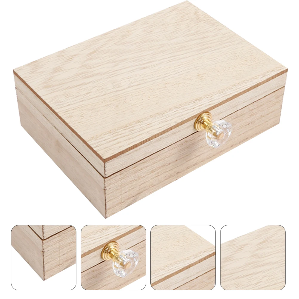 

1pc Wooden Wedding Holder Mr Mrs Ring Storage Case Jewelry Display Box For Anniversary Valentine'S Day Ring Organizer