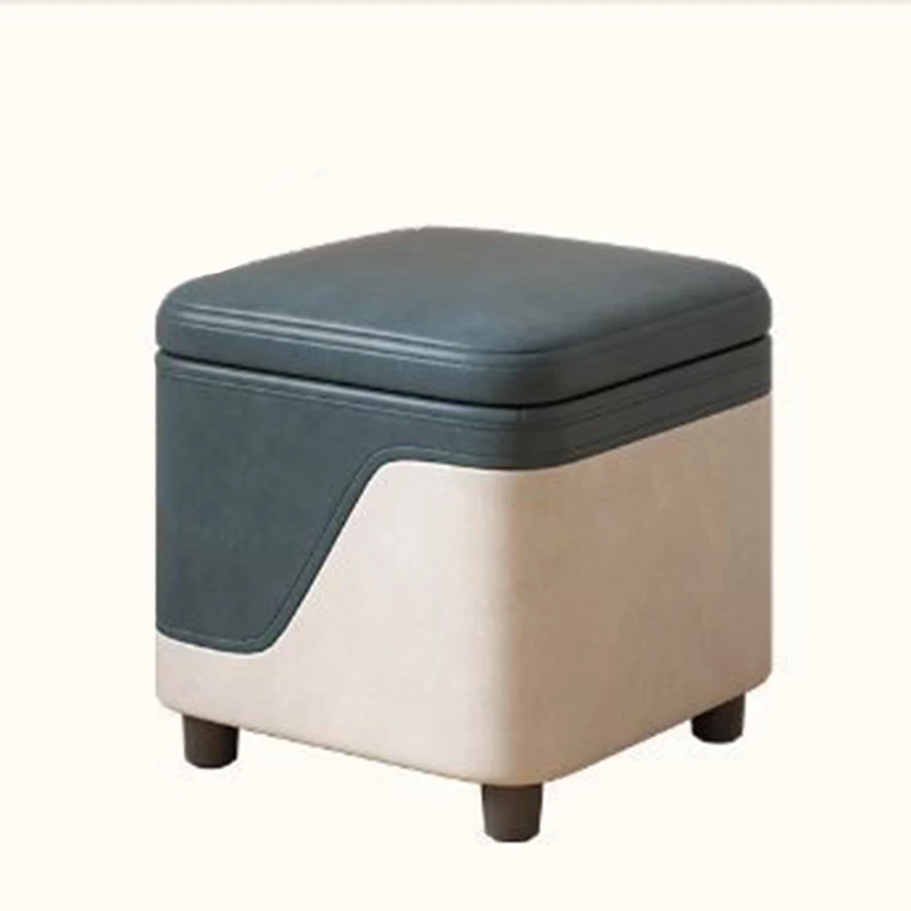 Toy Storage Stool Living Room Small Bench Storage Stool Can Sit Household Storage Shoe Changing Dual Purpose Stool