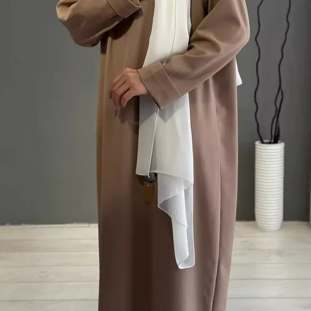 Eid มุสลิมชุดผู้หญิง Abaya ฤดูใบไม้ร่วงดูไบ Abayas Jalabiya โมร็อกโกเจียมเนื้อเจียมตัวชุด Kaftan อิสลาม Vestidos Saudi อาหรับยาว Robe