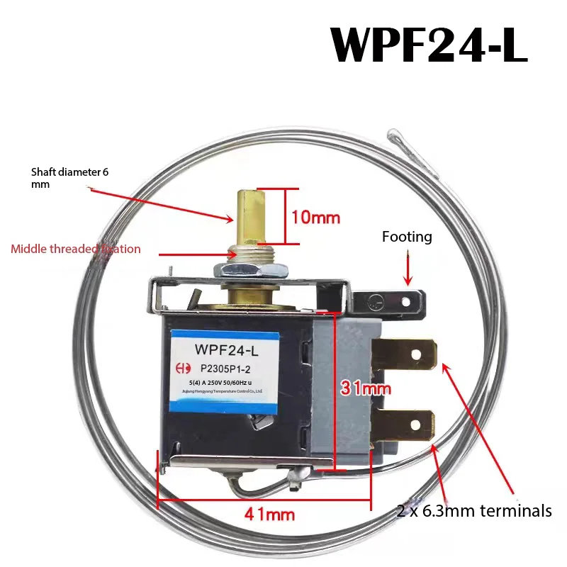 WDF18-L WDF20-L WPF22-L WPF24-L refrigerator general mechanical temperature control  switch freezer mechanical thermostat view 5