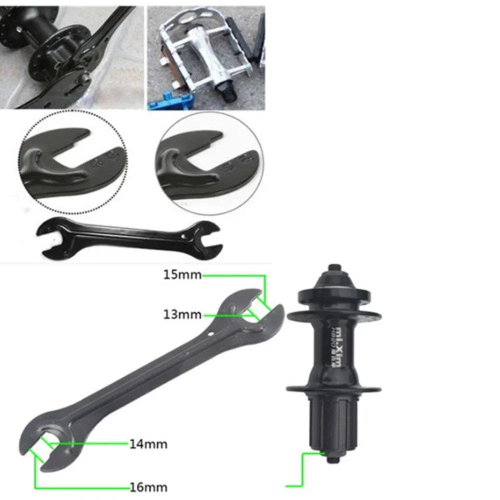 Bike Hub Cone Spanner Portable Head Open End Axle Wrench Bicycle Repair Tool Accesories 13mm 14mm 15mm 16mm