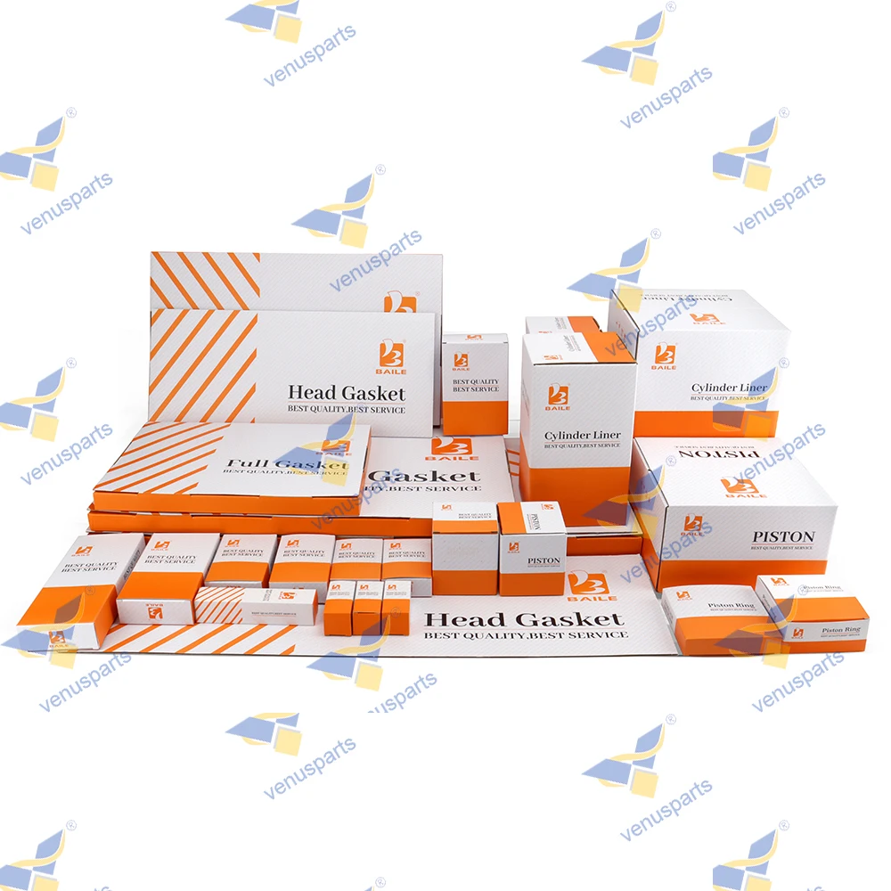For ISUZU D201 2.2DI Overhaul Rebuild Kit Piston Rings Cylinder Liner Full Gasket Set Main Bearing Engine Parts 8-94105-454-0