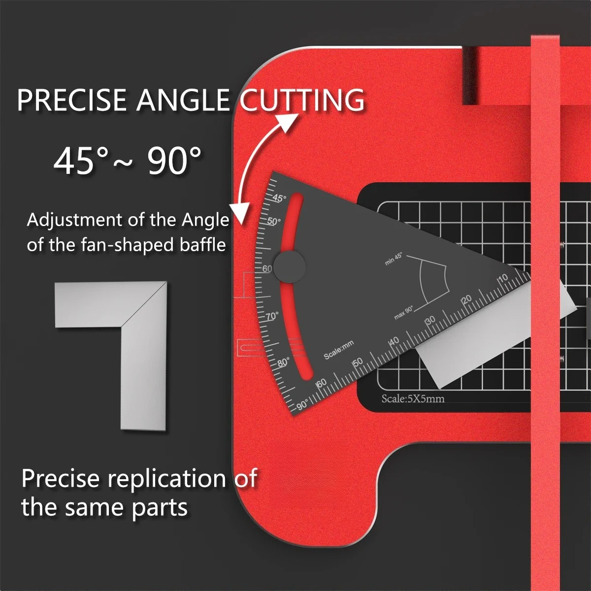 T0009 Precision Angle Cutting Station DIY Craft Hobby Model Making Kit Fixed Angle Micro Shaping Tool Scale Model