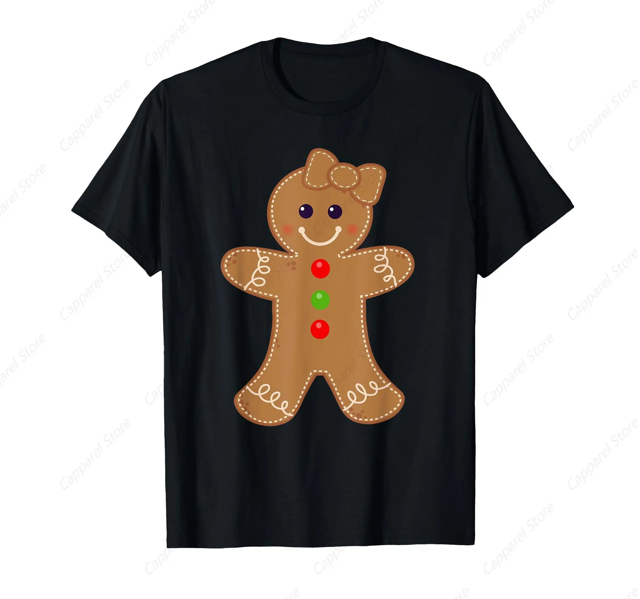 Gingerbread Girl Shirt Christmas Cookie Baking Holiday Tee T-Shirt