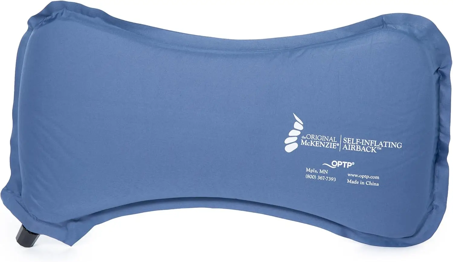 

Self-Inflating Lumbar Support Pillow for Travel and Back Pain Relief, Compact and Adjustable