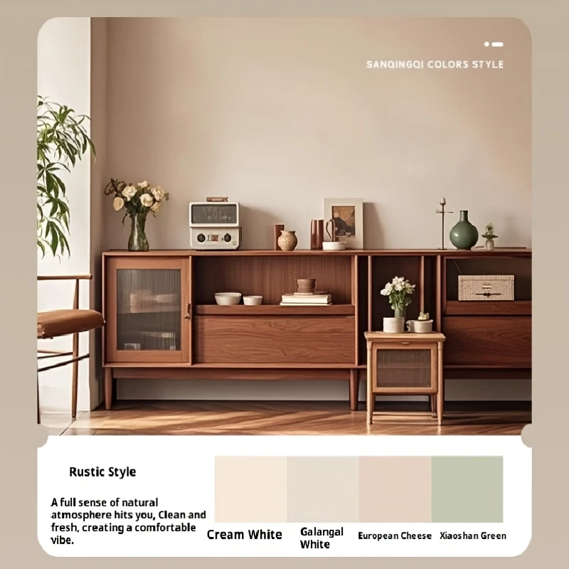 طلاء داخلي للحائط سعة 1 جالون/3.79 كجم - إصلاح وتغطية الجدار - مناسب لتغطية البقع والخدوش والاستخدام بنفسك (رمادي)