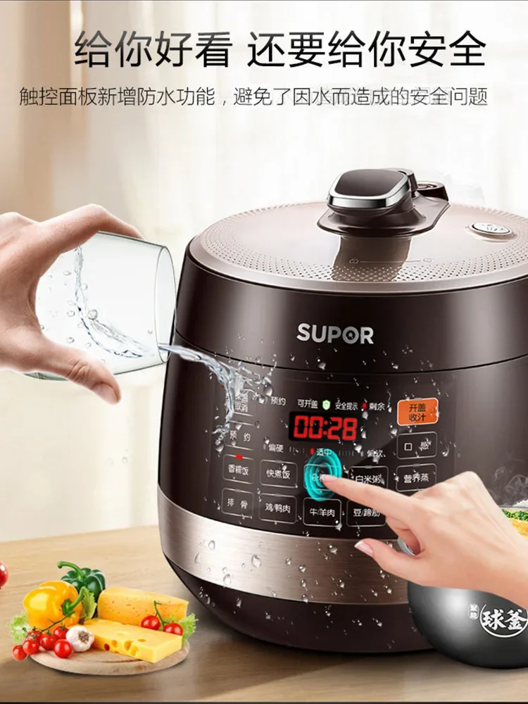 Electric Pressure Cooker Household  Double Bile Intelligent Reservation Large-capacity Rice Cooker Multi-function New Arrivals