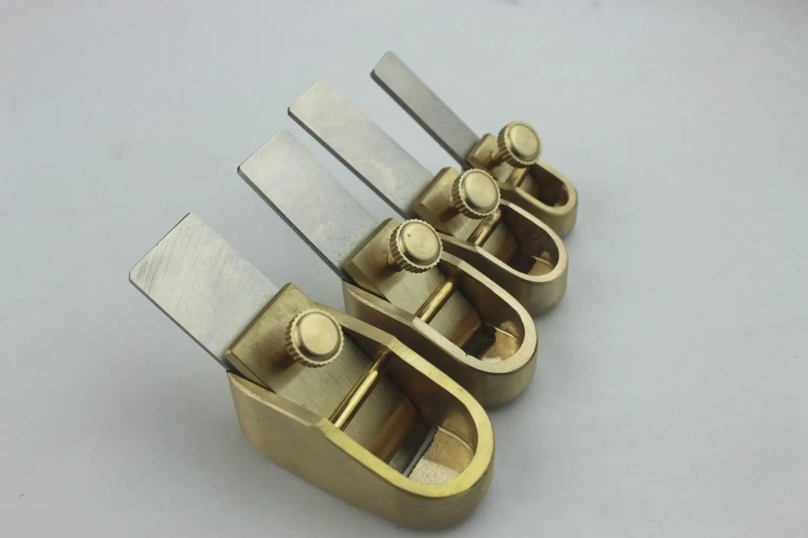 Brass Plane Plane for Violin Making, Woodworking, Luthier Tools, 4Pcs