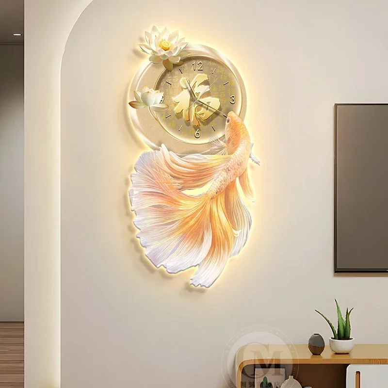 European Wall Clocks Led Kitchen Aesthetic Silent Design Fashion Wall Watch Restaurant Relaxing Orologio Da Parete Wall Decor